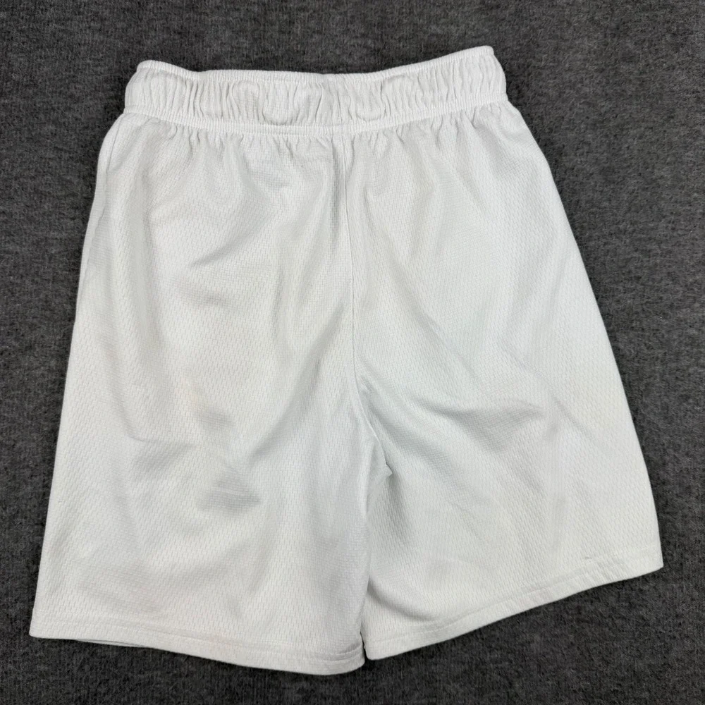 Old Navy Active Athletic Shorts Kids XL 14-16 White Go-Dry Cool Football Graphic